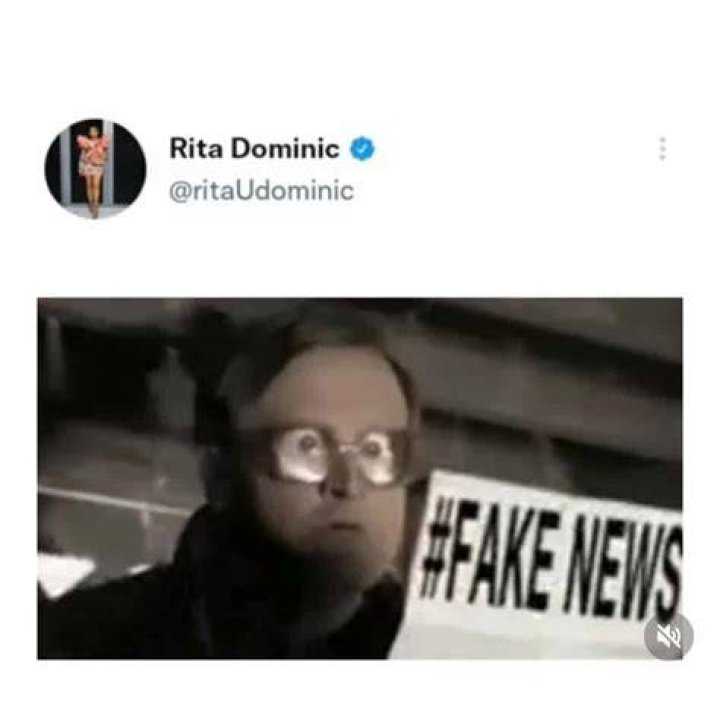 
‘Fake News’ – Rita Dominic Reacts To Viral News She Welcomed Set Of Twins 