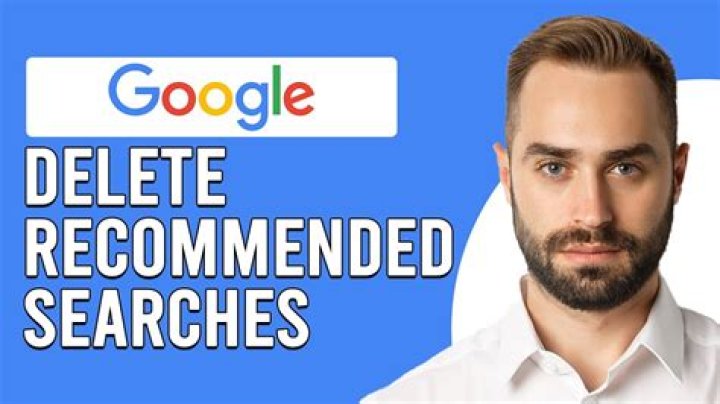 How to delete recommended searches