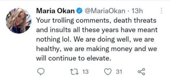 
Maria Okan speaks on alleged N2 million Olamide gave her to procure abortion 